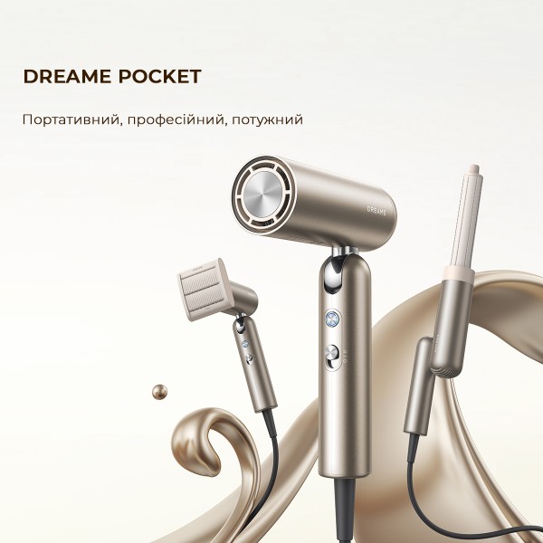 Фото - Фен-стайлер Dreame Pocket Titanium (AHD51-TI)