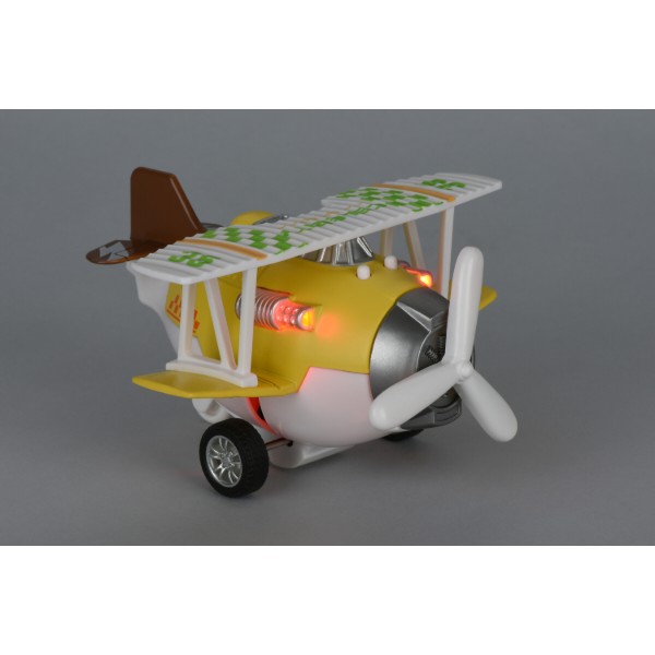 Фото - Пассажирский воздушный транспорт Same Toy Aircraft Желтый со светом и музыкой (SY8015Ut-1)