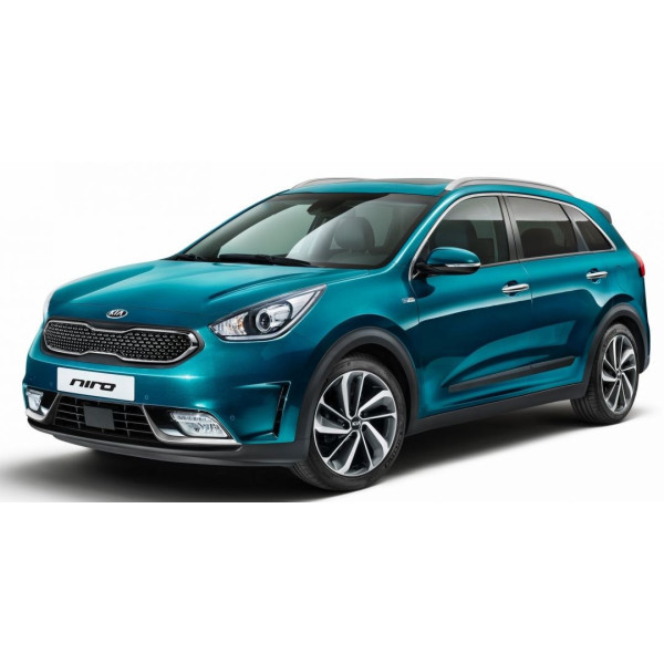Фото - EVA килимок в багажник авто EVAtech для Niro (DE) Plug-in Hybrid (Squib VL+VR) Kia 2016-2021 1 покоління SUV Korea (KI43231BO1RBB)