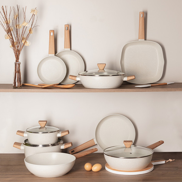 Фото - Сковорода гриль Bergner Naturally 28x28 см (BG-34743-CR)