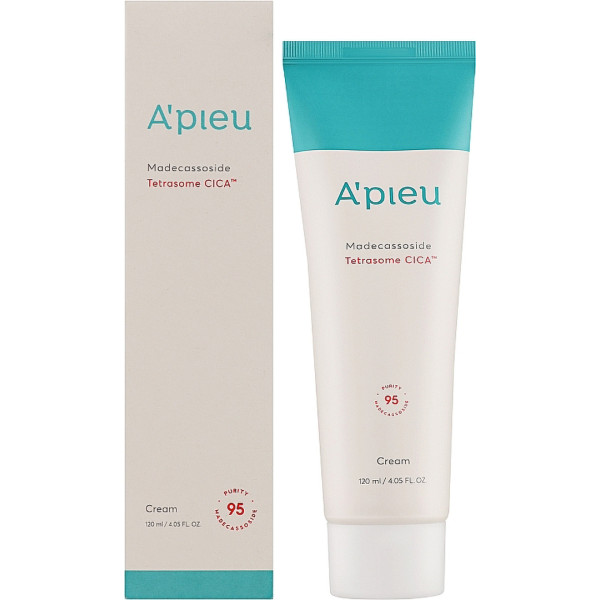 Фото - Крем для обличчя A'pieu MADECASSOSIDE TETRASOME CICA CREAM 120 мл (8809747951703)