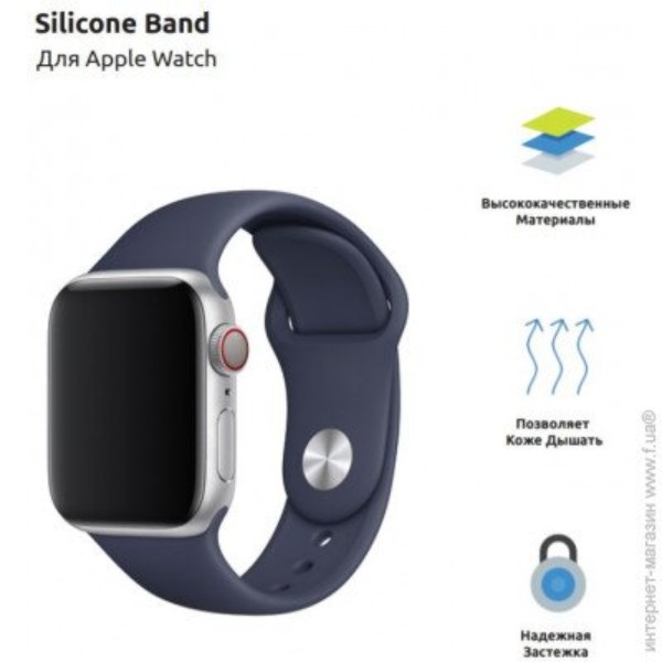 Фото - Ремешок для смарт-часов Armorstandart Sport for Apple Watch 42mm/44mm Denim Blue (ARM51949)
