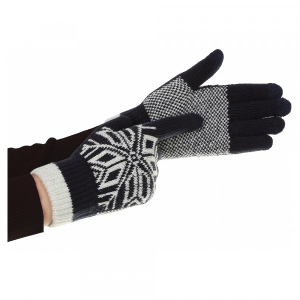 Фото - Перчатки для сенсорных экранов Armorstandart Touch Gloves Snowflake с орнаментом Blue (ARM59994)