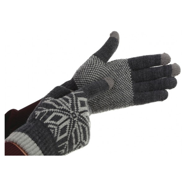 Фото - Перчатки для сенсорных экранов Armorstandart Touch Gloves Snowflake з орнаментом Light Grey (ARM59995)