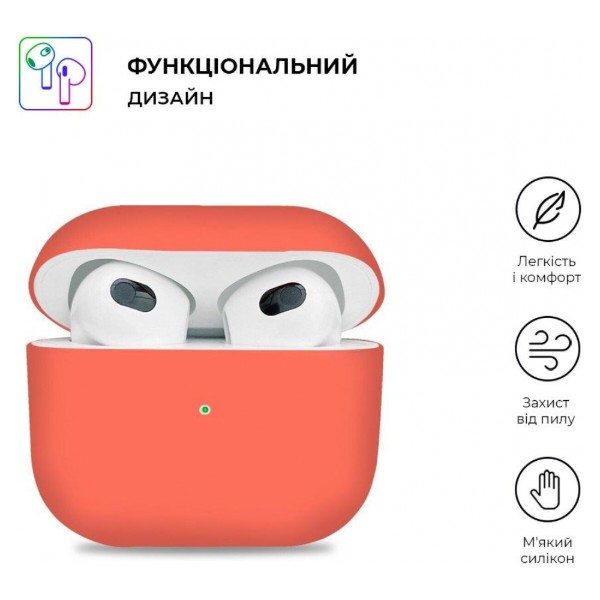 Фото - Чохол для навушників Armorstandart Ultrathin Silicone Case for Apple AirPods 3 Nectarin (ARM60290)