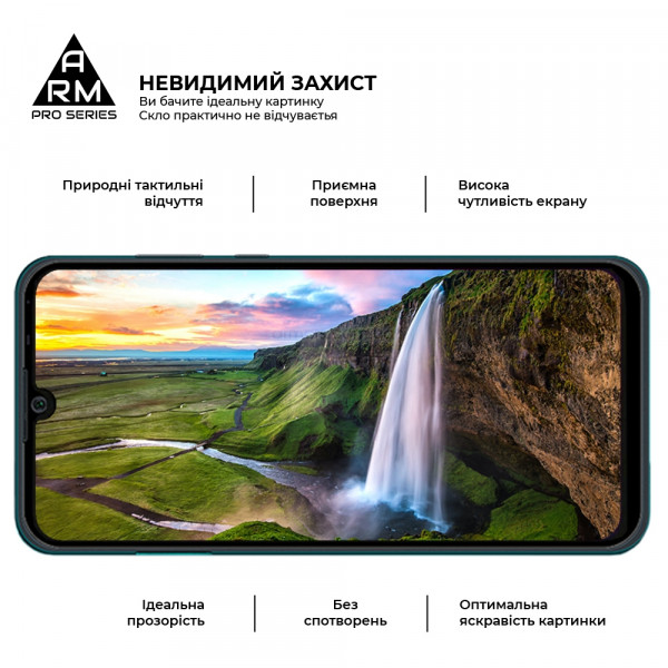 Фото - Захисне скло для смартфону Armorstandart Pro for ZTE Blade A51 lite Black (ARM61016)