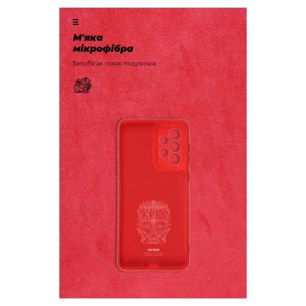 Фото - Чохол для смартфону Armorstandart ICON Case for Samsung A33 Camera cover Red (ARM61654)