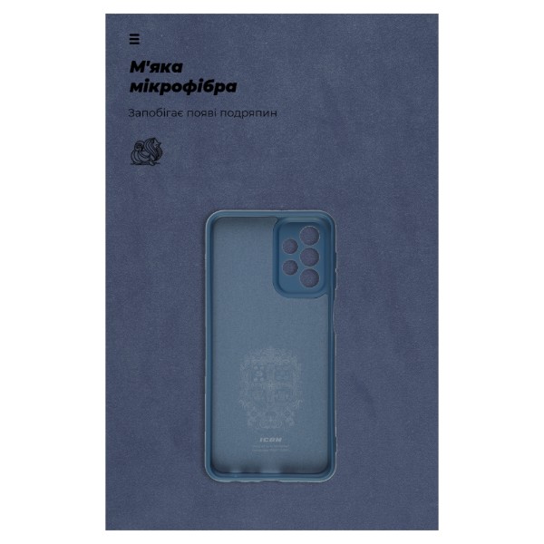 Фото - Чехол для смартфона Armorstandart ICON Case for Samsung A23 (A235)/A23 5G (A236) Camera cover Dark Blue (ARM61675)