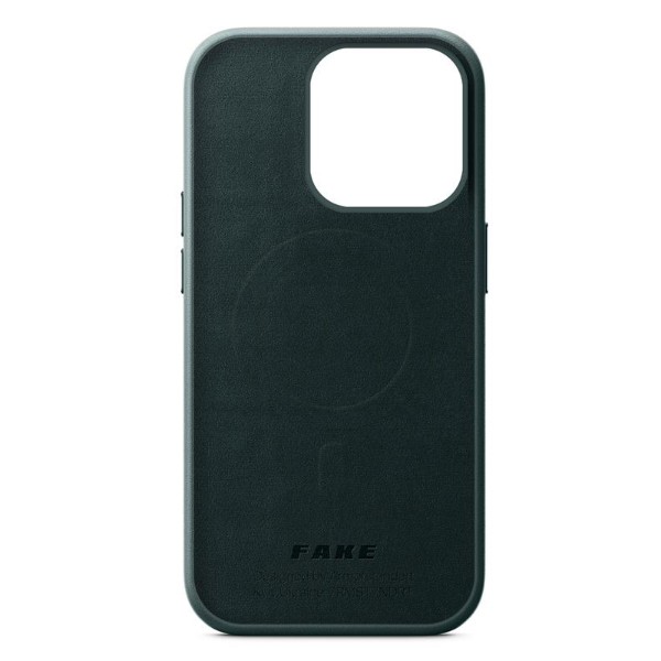 Фото - Чехол для смартфона Armorstandart Fake Leather for Apple iPhone 14 Pro Shirt Green (ARM64399)