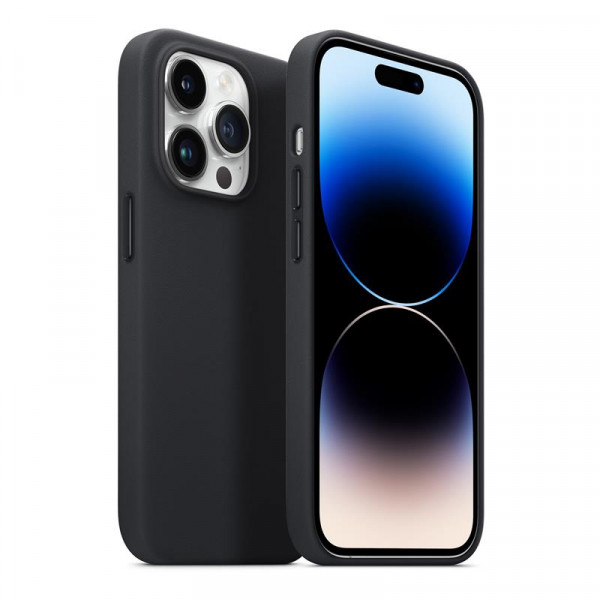 Фото - Чохол для смартфону Armorstandart Fake Leather for Apple iPhone 14 Pro Max Black (ARM64400)