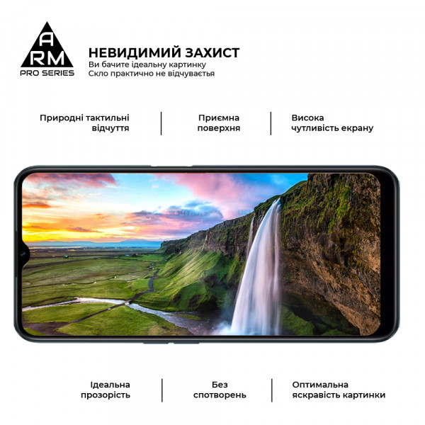 Фото - Захисне скло для смартфону Armorstandart Pro for Oppo Reno7 Black (ARM66553)