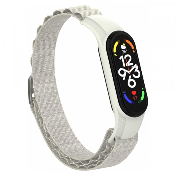 Фото - Ремешок для фитнес-браслета Armorstandart AlpinaStyle Band for Xiaomi Mi Band 7/6/5/4 Starlight (ARM64990)