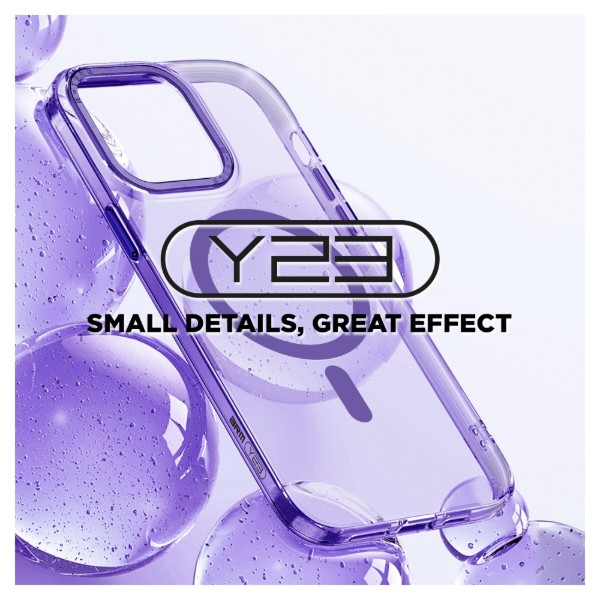 Фото - Чехол для смартфона Armorstandart Y23 MagSafe for Apple iPhone 15 Pro Max Transparent Purple (ARM68569)