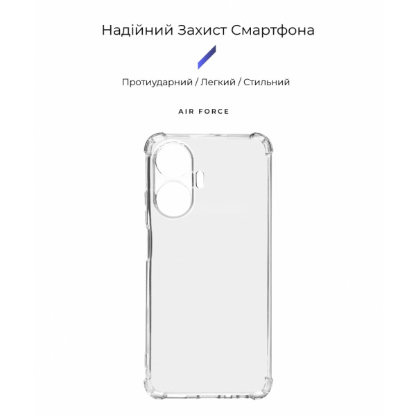 Фото - Чохол для смартфону Armorstandart Air Force for Realme C55 Camera cover Transparent (ARM70736)