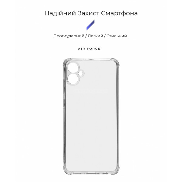 Фото - Чехол для смартфона Armorstandart Air Force for Samsung A05 (A055) Camera cover Transparent (ARM71792)