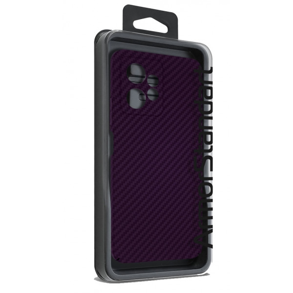 Фото - Чохол для смартфону Armorstandart LikeCarbon for Xiaomi Redmi Note 12 4G Purple (ARM71948)