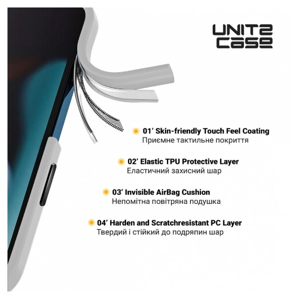 Фото - Чохол для смартфону Armorstandart UNIT2 for Apple iPhone 13 Matte Clear (ARM74796)