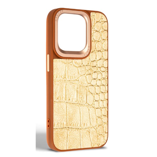 Фото - Чехол для смартфона Harder Crocosaur for Apple iPhone 15 Pro Beige (ARM76703)