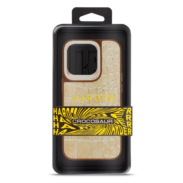 Фото - Чехол для смартфона Harder Crocosaur for Apple iPhone 15 Pro Beige (ARM76703)