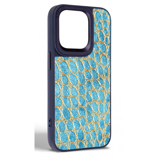 Фото - Чохол для смартфону Harder Crocosaur for Apple iPhone 15 Pro Blue (ARM76706)