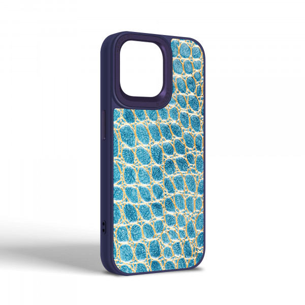 Фото - Чохол для смартфону Harder Crocosaur for Apple iPhone 15 Blue (ARM76700)