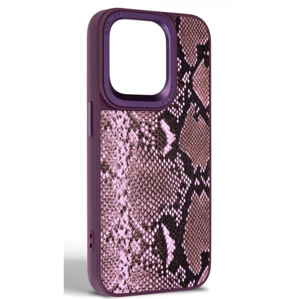 Фото - Чохол для смартфону Harder Genuine Snake for Apple iPhone 15 Pro Dark Purple (ARM76782)