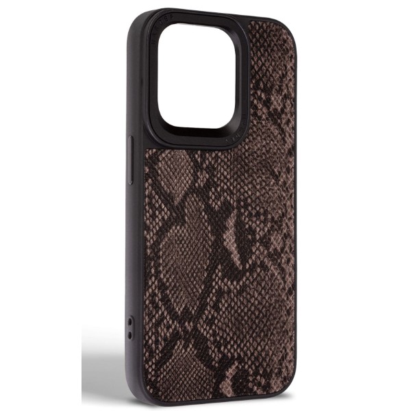 Фото - Чохол для смартфону Harder Genuine Snake for Apple iPhone 15 Pro Black (ARM76783)