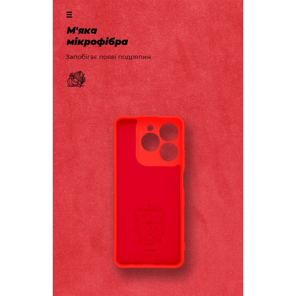 Фото - Чохол для смартфону Armorstandart ICON for Realme C63 4G / C61 4G Camera cover Red (ARM78461)