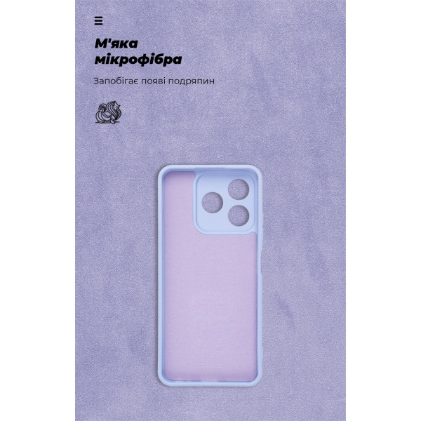 Фото - Чохол для смартфону Armorstandart ICON for ZTE Nubia V60 Camera cover Lavender (ARM78979)
