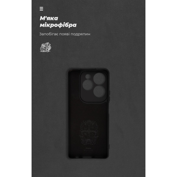 Фото - Чохол для смартфону Armorstandart ICON for Infinix Hot 40 Camera cover Black (ARM79055)