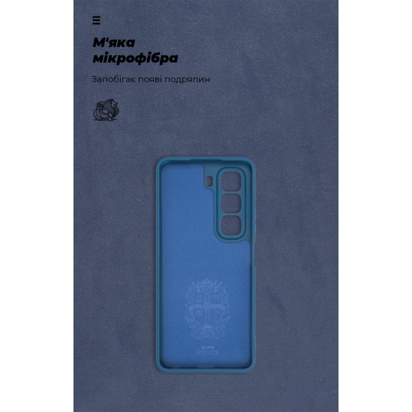 Фото - Чохол для смартфону Armorstandart ICON for Infinix Hot 50 4G Camera cover Blue (ARM80977)