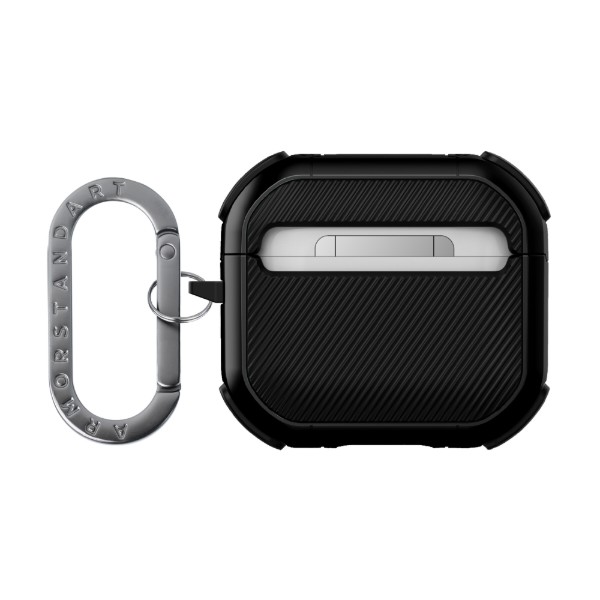 Фото - Чохол для навушників Armorstandart Panzer for Apple Airpods 4 Black (ARM82552)