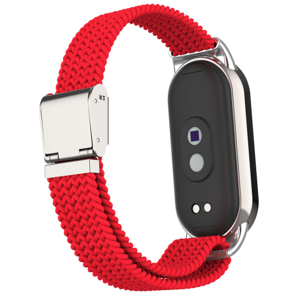 Фото - Ремінець для фітнес-браслету Armorstandart Braided Solo Loop for Xiaomi Smart Band 10/9/8 Red (ARM86884)