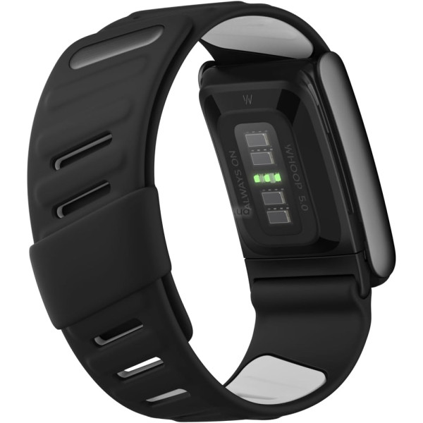 Фото - Ремінець для фітнес-браслета Armorstandart Silicone Tech for Whoop 5.0 / MG Black with Black (ARM90098)