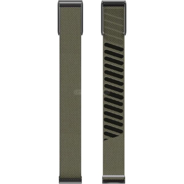 Фото - Ремінець для фітнес-браслета Armorstandart SuperKnit for Whoop 5.0 / MG Khaki with Silver (ARM90103)