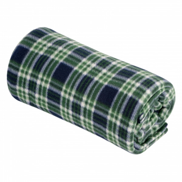 Фото - Плед односпальний Ardesto Fleece 130x160 см клітинка зелений (ART0718PB)
