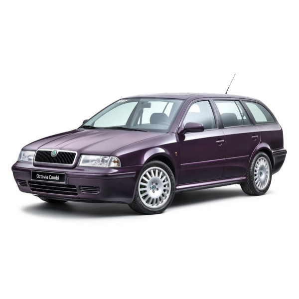 Фото - Килимки з екошкіри в салон авто передні EVAtech для Octavia A4 Tour Skoda 1996-2010 1 покоління Combi EU (SK11548AD2TL4BBB)