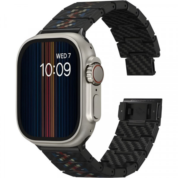 Фото - Ремінець для смарт-годинника Pitaka Carbon Fiber Watch Band Rhapsody for Apple Watch 49/45/44mm (AWB2308)