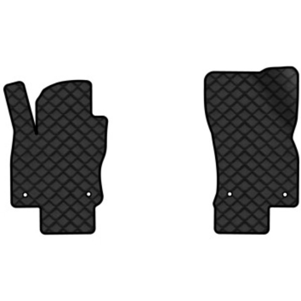 Фото - Коврики из экокожи в салон авто передние EVAtech ECO для Tiguan Allspace 7 seats Volkswagen 2016-2020 1 поколение SUV USA VW1727AA2AV4BBLB