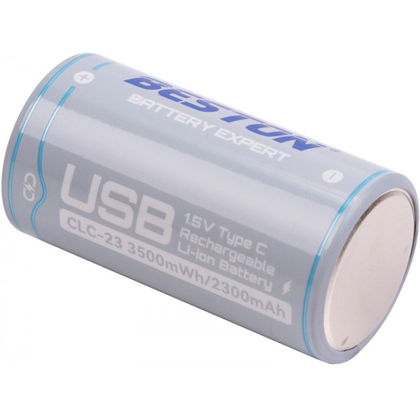 Фото - Аккумулятор тип 18650 Beston C 1.5V 2300mah Li-ion CLC-23 (AA620296)