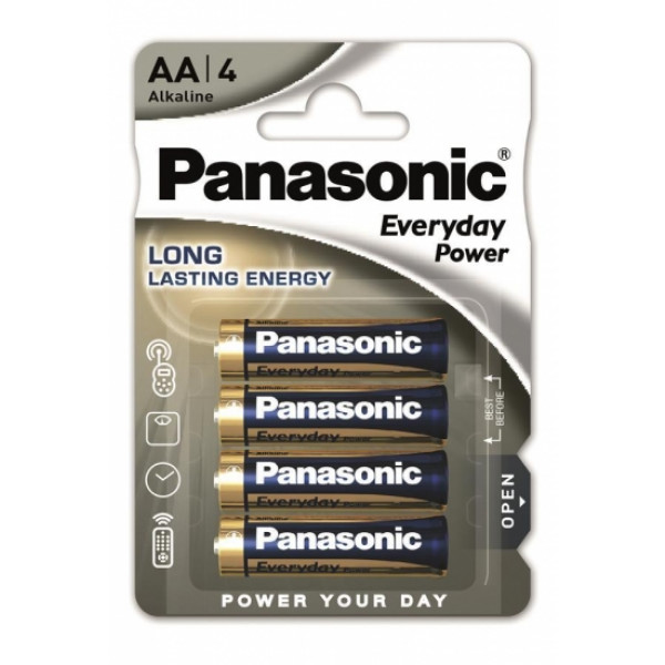 Фото - Батарейка тип AA Panasonic Everyday Power AA 4 шт. (LR6REE/4BP)