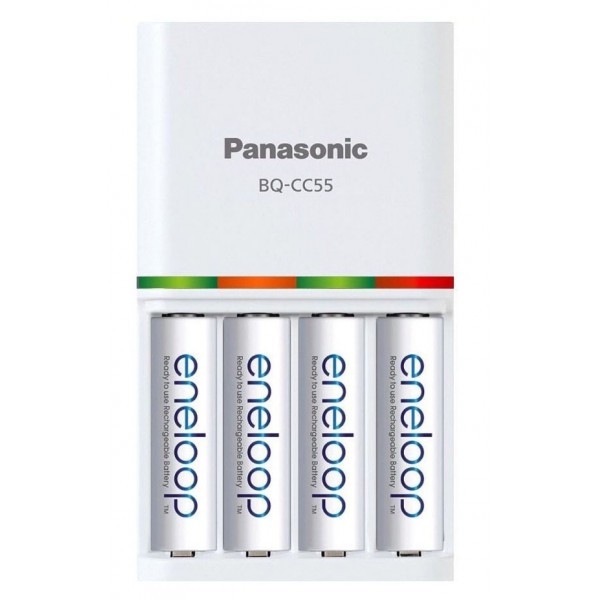 Фото - З/пристрій для акумуляторів AA/AAA Panasonic Smart-Quick Charger (BQ-CC55E)