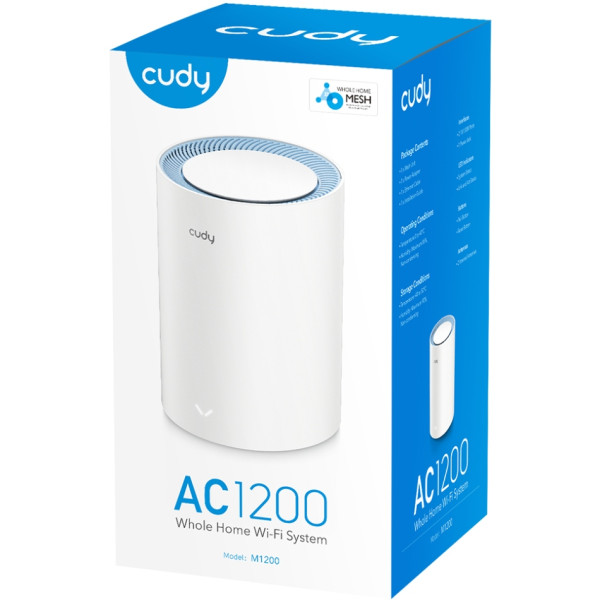 Фото - MESH система WiFi5 Cudy M1200 (1-Pack)