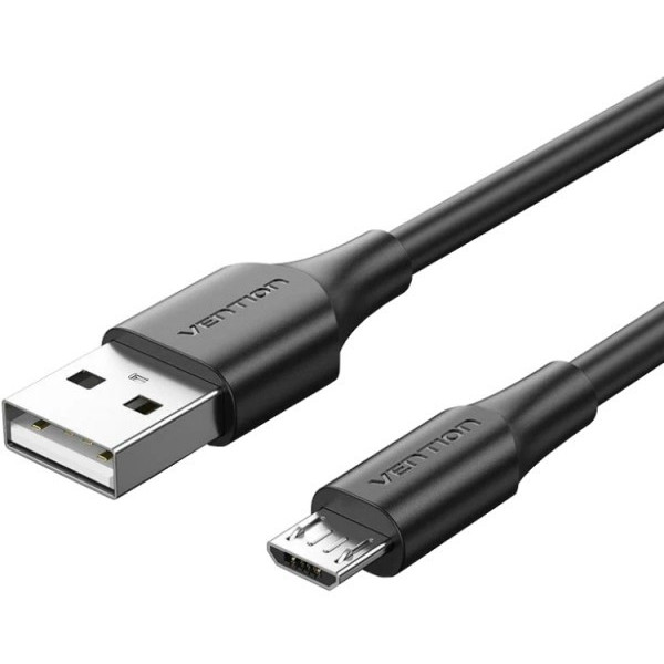 Фото - Кабель Vention USB 2.0 AM-micro BM 1.0м Black (CTIBF)
