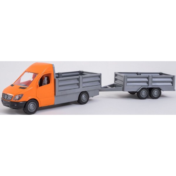 Фото - Автотранспорт Tigres ''Mercedes-Benz Sprinter'' бортовой с прицепом Оранжевый (39667)