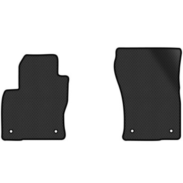 Фото - Килимки з екошкіри в салон авто передні EVAtech для Kodiaq Restyling 5 seats Skoda 2021-2024 1 покоління SUV EU (SK43100AB2AV4BBLB)
