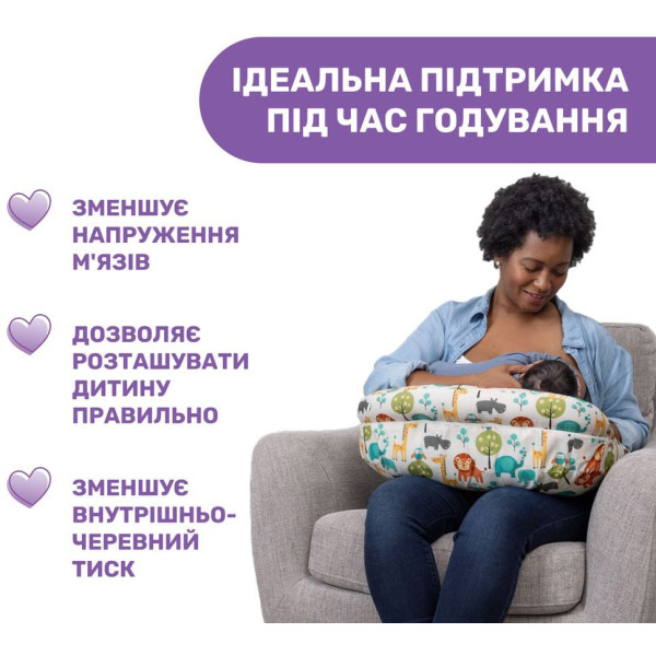 Фото - Подушка для годування Chicco Boppy Pillow Deluxe кол.43 (79912.43)