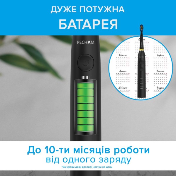Фото - Зубная щетка электрическая Pecham Black Travel PC-085