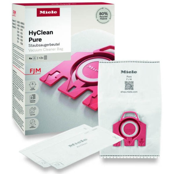 Фото - Набор мешков + фильтр для пылесоса Miele HyClean Pure FJM 3.5 л 4 шт. (41996721INT)