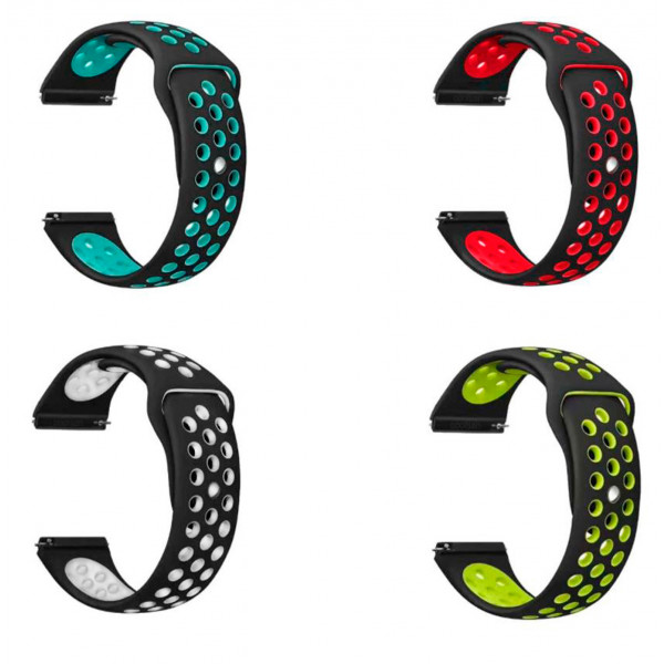Фото - Ремінець для смарт-годинника BeCover набір 4 кольори Vents Style for Huawei Watch GT 2 42mm Girl (706530)
